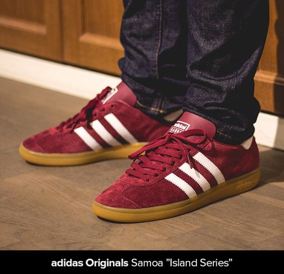 ADIDAS ORIGINALS JEANS -ID9386 – BURGUNDY/ WHITE – brandedshoes.lk